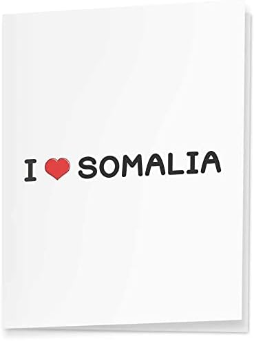 5 א1 'אני אוהב את סומליה' אריזת מתנה / גליונות נייר עטיפה