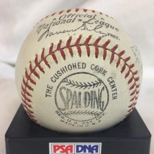משנות השישים של וולט אלסטון החתימה את הליגה הלאומית הרשמית בייסבול PSA DNA COA - כדורי בייסבול חתימה