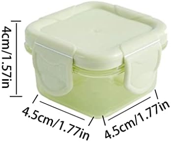 4 יחידות מיני אחסון תיבת קטן פלסטיק מכולות מזון אחסון מיכל מטבח כלי קופסות ארוחת צהריים