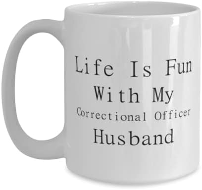 כליאה קצין ספל, חיים הוא כיף עם שלי כליאה קצין בעל, חידוש ייחודי מתנת רעיונות עבור כליאה קצין, קפה ספל תה כוס