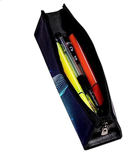מארז עיפרון גרוטקר, כיס עיפרון, מארז עט, כיס עט, כיס עיפרון קטן, דפוס שחור צב כחול