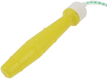ידית פלסטיק דילוג על קפיצה תרגיל קפיצה חבל 8 רגל 2 יחידות צהוב (מזהה: ג25 320 ה17 5 ד9 ו7