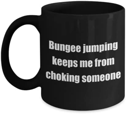 מצחיק בנג 'י תחביב קלאסי קפה ספל: בנג' י שומר אותי. מתנה נהדרת לחובבים שחור 11 עוז