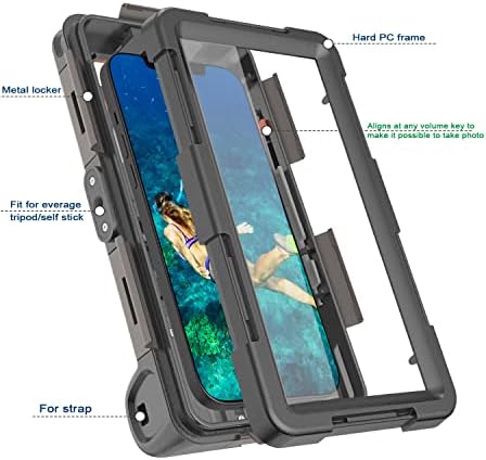 מארז עמיד למים של Love Beidi לסדרת ה- iPhone Samsung Galaxy, 50 רגל מארז טלפון אטום למים מתחת למים לצילום מתחת