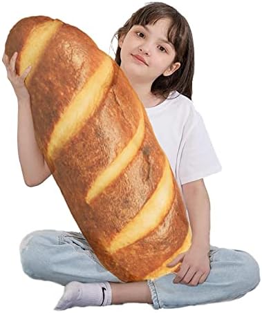 כרית לחם של יומוטר, סימולציה תלת מימדית קטיפת אוכל לחם, כרית לחם ענקית לילדים מבוגרים ， כרית