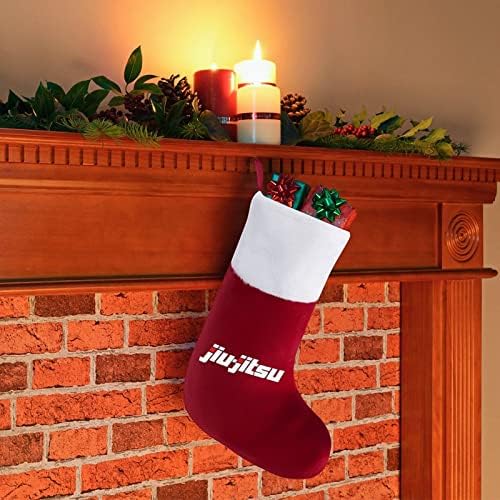 ג'יו ג'יטסו חג המולד תלויים גרבי גרביים לעץ עץ חג המולד עיצוב בית נופש