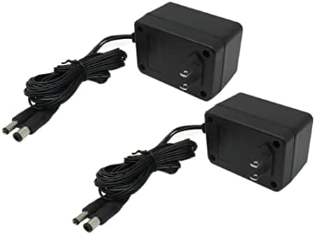 OUTSPOT 2 PCS AC מתאם AC אספקת חשמל AC 110-245V- DC 9V/350MA מתאימים ל- Nintendo NES Super SNES