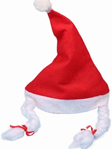8 יחידות חג המולד סנטה כובע חג המולד המפלגה קישוט כיסוי ראש בארה ' ב לשנה חדשה חגיגי חג ספקי צד סנטה כובע