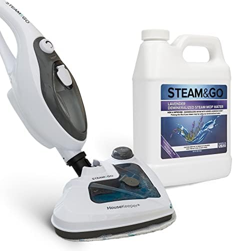 Steam & Go-מנקה קיטור עוזרות הבית לקומות וחבילת מים דמינרליות, מכונה מנקה רצפה קשה 8 ב -1, 32 גרם, ניחוח