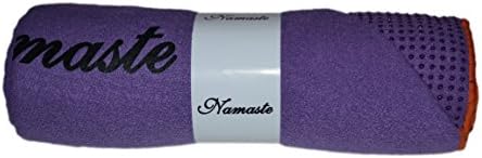 Namaste Skidless Premium Premium Size מגבת יוגה עם אחיזה ללא החלקה; פעילות גופנית, כושר, פילאטיס