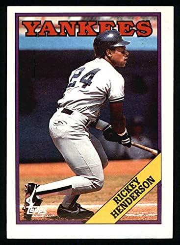1988 Topps 60 Rickey Henderson New York Yankees NM/MT Yankees