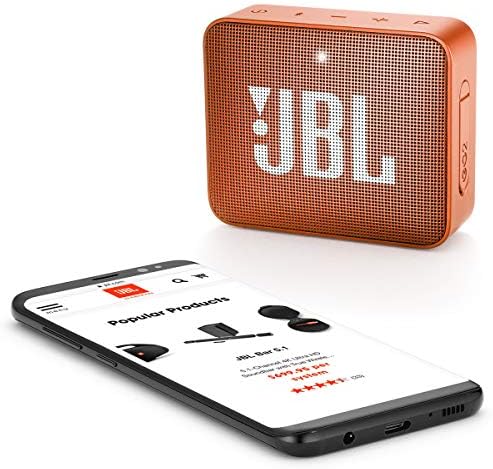 JBL GO 2 רמקול אטום למים נייד בלוטות ' - כתום
