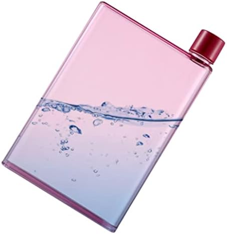 יאפטה ניתן לשימוש חוזר בקבוק מים שטוח דק 420 מל נייד - בקבוק מים מרובע מתאים בכיס ובפינה אקראית.