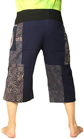 ג'ינג שופ חנות דייג תאילנדי לגברים עוטפים מכנסי טלאים קצרים