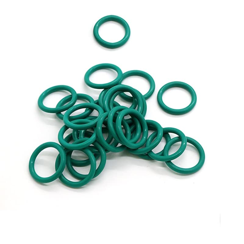 10 יחידות פלואור ירוק גומי O-Ring OD 5-70 ממ אטם טבעת עובי 2 2.4 3.1 ממ התנגדות לחום 280 °-
