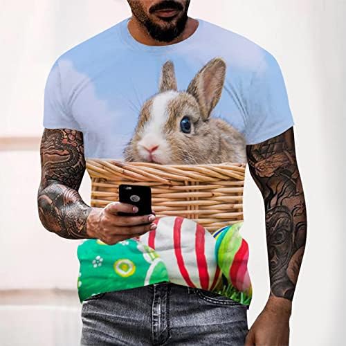 2023 פסטיבל ביצת ארנב פסחא חדש פסטיבל דיגיטלי תלת מימד חולצה מודפסת חולצה חולצה עליונה חולצות חולצות