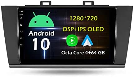9 '' 4+64GB אנדרואיד 10 בסטריאו לרכב דאש מתאים להתאמה של סובארו אאוטבק Legacy 2015 16 17 18 GPS