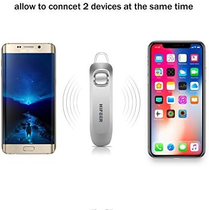 אוזניות Bluetooth לטלפונים סלולריים, v5.0 אוזנית Bluetooth אלחוטית עבור iPhone, Android, Samsung,