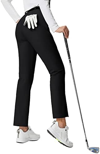 מכנסי גולף של ג'ק סמית 'נשים עם כיסים נמתחים עבודות קלות מכנסיים מהירים יבש מכנסיים מזדמנים עמידים למים