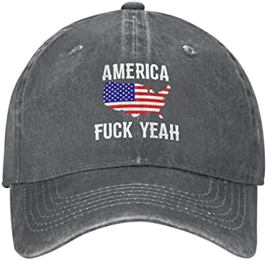 אמריקה - לעזאזל כן! כובע קאובוי שחור גברים נשים כובע אופנה Sunhat וינטג 'כובעי כובעי אבא כובעים