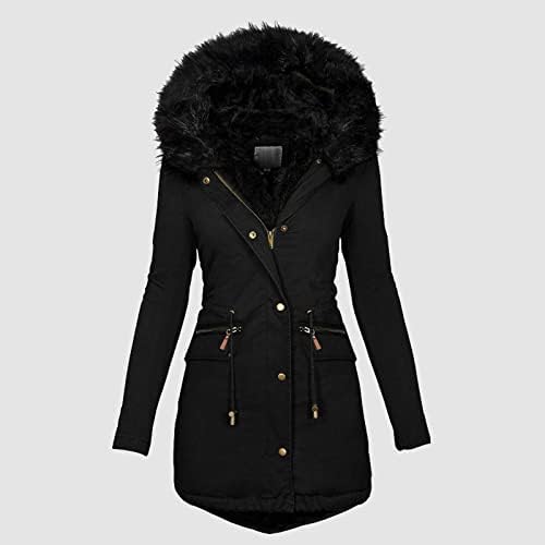 מעיל מעיל מעיל נשים פלוס מעיל חורף גודל צווארון דש ז'קט שרוול ארוך וינטג 'מעיל מעיל מעיל פלוס מעילים מעילים