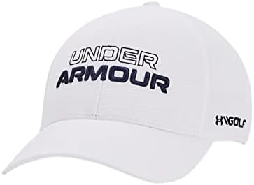 תחת שריון גברים כובע גולף ג 'ורדן ספיית' - 1361545-101-לבן / חצות חיל הים-מ / ל
