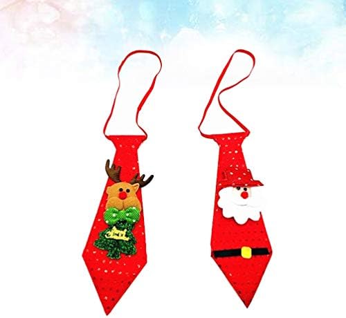 2 יחידות חג המולד אור עד עניבה סנטה איל בובת עניבה זוהר צעצוע מתנת חג המולד גודי תיק חומרי מילוי לילדים