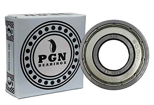 מיסב PGN 6001 -ZZ - מיסב כדור אטום של פלדת כרום משומנת - מיסבים 12x28x8 ממ עם מגן מתכת ותמיכה בסלד גבוה