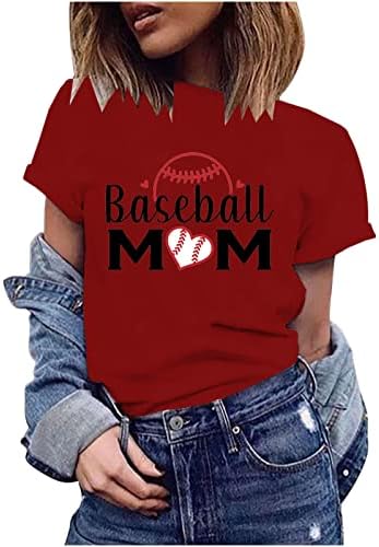 בייסבול אמא חולצות בייסבול אהבה חולצות טי גרפיות