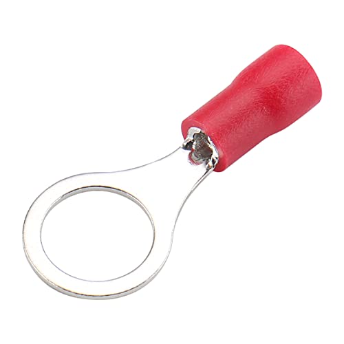 טבעת אדומה של באומיין מבודד מלחץ מחבר מסוף חיווט 22~16 ג 0.5 - 1.5 ממ 2 גודל הרבעה 5 קרוואנים