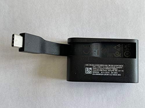 החלפה מקורית Dell DA20U ירידה רב-יציאה בתיבה USB Type-C ל- HDMI/USB Type-A מתאם למערכות XPS.
