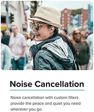Cleer Audio ROAM NC NC Bluetooth רעש אלחוטי מבטל אוזניות עם חיי סוללה לאורך זמן, הוכחת זיעה
