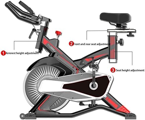 MXJCC אופניים מקורה אופניים נייחים, אופני פעילות גופנית לחדר כושר ביתי אופניים כושר קרדיו כושר אופניים עם כרית