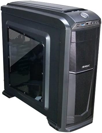 אנטק ג ' יקס330 מהדורת חלון מידי-מארז מחשב מגדל-שחור