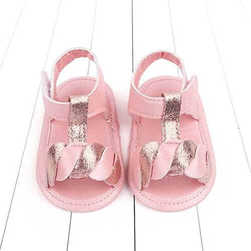 קיץ ילדי תינוק פעוט נעלי בנות סנדלי שטוח תחתון אור פתוח הבוהן לנשימה קולורבלוק חם תינוק נעלי בית