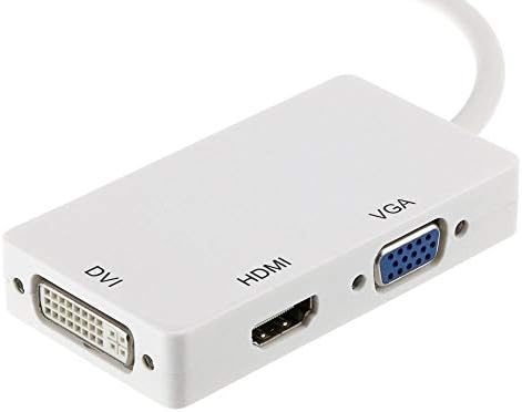 Mini DisplayPort DP Thunderbolt ל- DVI VGA HDMI-Converter Converter 3 בכבל מתאם אחד עבור IMAC MAC Mini Pro