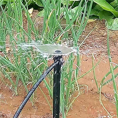 שקיפת השקיה של ydjoo 25 חבילה מתכווננת 360 מעלות דפוס מעגל מלא זרימת מים השקיה מפולת טפטוף מיקרו ריסוס