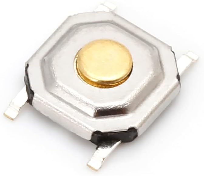 85AC 100 X אטום למים מיקרו -מישוש מישוש טקט כפתור כפתור מתג רגעי SMD 4 PIN