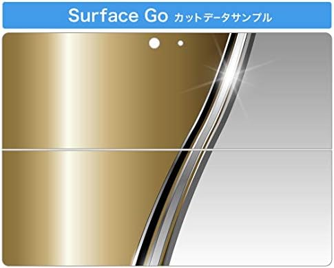 כיסוי מדבקות Igsticker עבור Microsoft Surface Go/Go 2 אולטרה דק מגן מדבקת גוף עורות 000557 כסף זהב