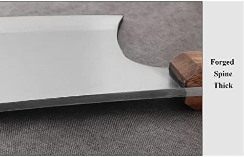 כלים MLG סכין עצם, סכין בשר טאנג מלא סכין כבד עצם עצם גרזן אצבע, לעצם גדולה ובשר קפוא