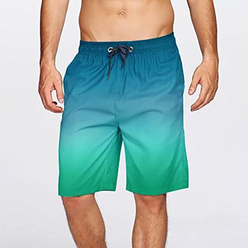 מכנסי לוח לגברים קצרים רופפים התאמה 3D מודפסת מכנסיים קצרים של חוף וינטג