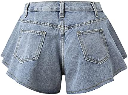 מכנסי ג'ין קצרים נשים קיץ קיץ מזדמן ג'ינס ג'ינס קצרים במצוקה חופשה במצוקה חוף מכנסיים קצרים