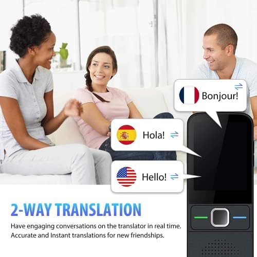 מתורגמן, נייד מיידי מתורגמן מכשיר, באינטרנט 137 שפות אלחוטי / נקודה חמה / לא מקוון 12 שפות דו כיוונית