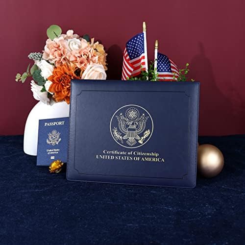 בעל תעודת אזרחות אמריקאית סוני - מתנות אזרחות אמריקאיות-תעודת התאזרחות פו, לוגו חותם אמריקאי זהב