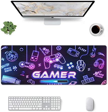משחקי משחקי עכבר מורחבים, רפידות עכבר משחקי משחקי XXL, כרית שולחן מחשב מחשב נייד מחשב נייד גדול עם בסיס