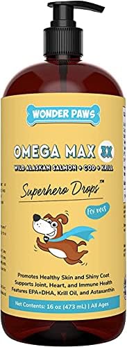 אומגה מקס שמן דגים פלוס היפ &מגבר; ג 'וינט גיבור ללעוס - עבור תמיכה חיסונית הכלב, טיפול משותף הירך