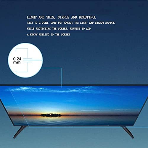 קלוניס 32-75 אינץ טלוויזיה מסך מגן, אנטי-כחול אור/נגד בוהק סרט אולטרה ברור להפוך את אור רך להקל על