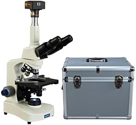 OMAX 40X-2000X USB3 5MP מעבדת Darkfield מעבדה Trinocular Microscope עם מקרה נשיאת אלומיניום