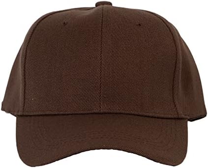 כובעי ראש גברים של רגיל בייסבול כובע - מתכוונן מוצק צבע כדור כובע עבור גברים או נשים