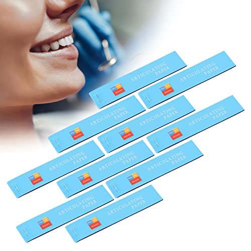 400 יחידות כחול דק שיניים לבטא נייר כפול צד ביס נייר רצועות אוראלי לבטא נייר